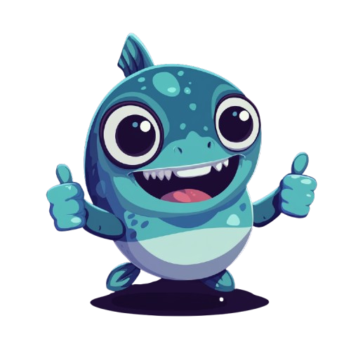 Chompd piranha giving thumbs up for transparent pricing
